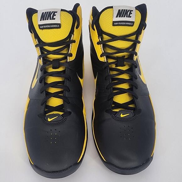Nike Air Quick Handle Sample Shoes Black Yellow Silver Men’s Size 9 - Picture 7 of 15